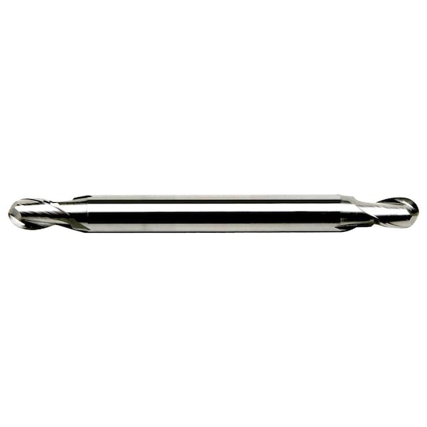 Sowa 18 Dia x 316 Shank 2Flute Stub Length Ball Nose Double End Miniature HSCO Cobalt End Mill 103272 - main
